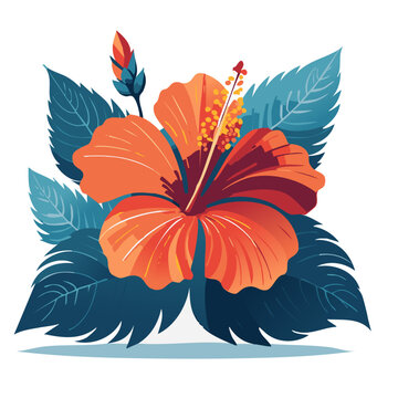 vector illustration of a flower