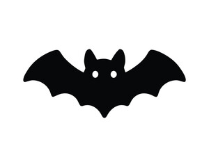 Eerie Bat Silhouette Design for Halloween and Spooky