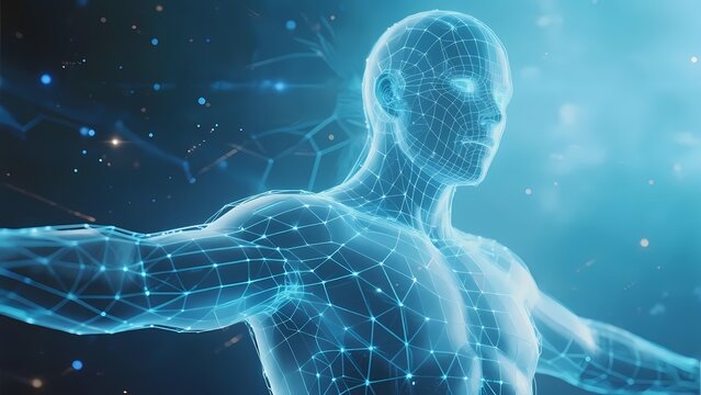 Digital Human Anatomy with Neural Network Overlay