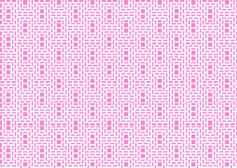 幾何学的なタイル模様 背景 2色