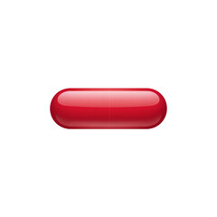 Glossy pharmaceutical capsule representing medication and treatment of diseases