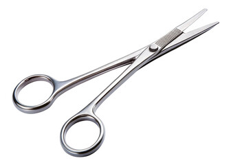 Curved tweezers isolated on a white or transparent background.