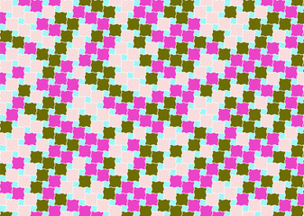 幾何学的なタイル模様 背景