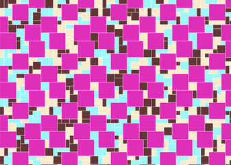 幾何学的なタイル模様 背景