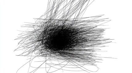 Obraz premium Abstract design of interwoven lines.