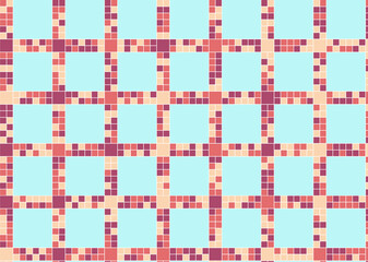 幾何学的なタイル模様 背景