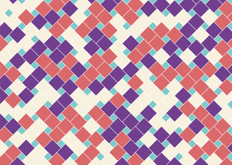 幾何学的なタイル模様 背景