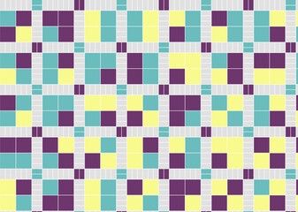 幾何学的なタイル模様 背景