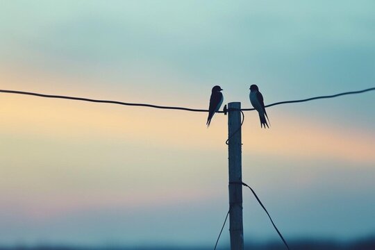silhouette of a bird