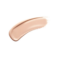 Creamy Foundation Swatch: Makeup Texture, Beige Shade, Cosmetic Product