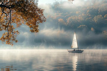 sailing in the fog