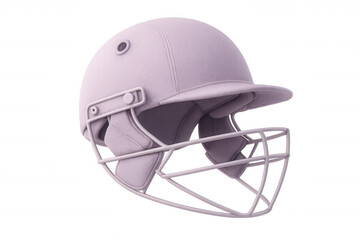 Naklejka premium Cricket helmet ensuring safety during gameplay, featuring a transparent background for easy integration into designs