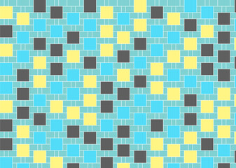 幾何学的なタイル模様 背景