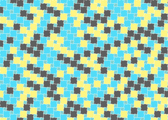 Fototapeta premium 幾何学的なタイル模様 背景