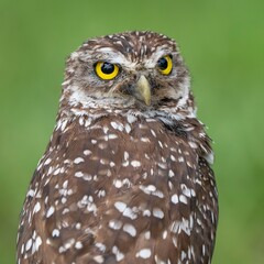 Close-up of a Burrowing Owl