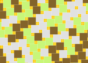 幾何学的なタイル模様 背景