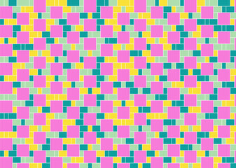 幾何学的なタイル模様 背景