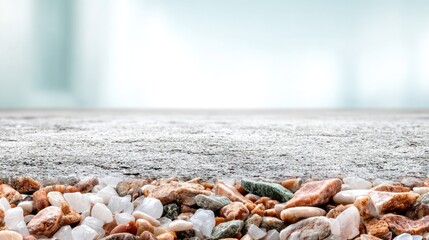 Stone Surface Texture: A tactile, close-up view highlights the natural details of a stone surface, its textured character, with a blurred background.