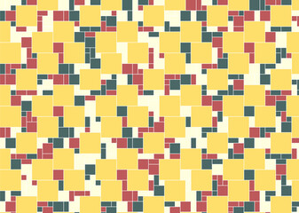 幾何学的なタイル模様 背景