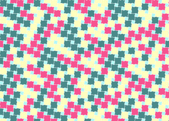 幾何学的なタイル模様 背景