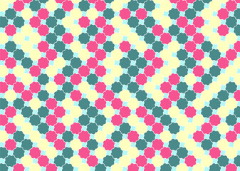 幾何学的なタイル模様 背景