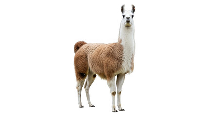 A Majestic Llama Standing Proudly in its Natural Habitat with a Peaceful Expression