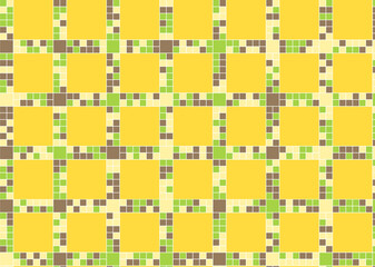 幾何学的なタイル模様 背景