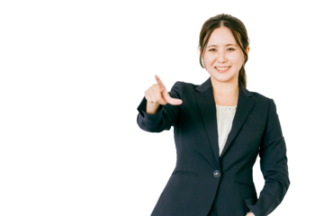 ビジネスウーマン、女性、指差し、プレゼン、ol、ハンドサイン、ビジネス、説明、チェック、プランナー、

