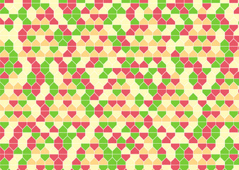 幾何学的なタイル模様 背景