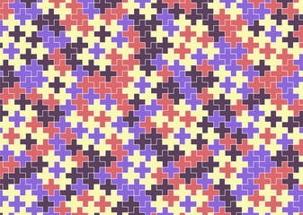 幾何学的なタイル模様 背景