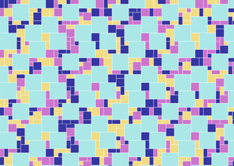 幾何学的なタイル模様 背景