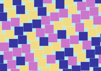 幾何学的なタイル模様 背景