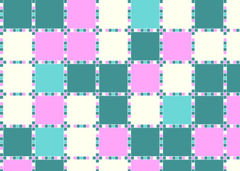 幾何学的なタイル模様 背景