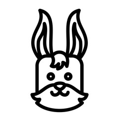 rabbit icon design