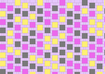 幾何学的なタイル模様 背景