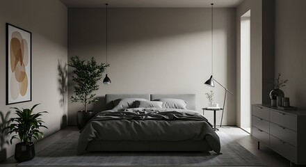 Serene Minimalist Bedroom Design A Sanctuary of Calm and Tranquility