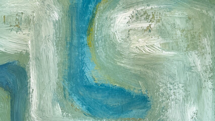 Hand-drawn abstract paintings, geometric backgrounds, analog illustrations with brushstrokes, brush texture expression on paper, banner