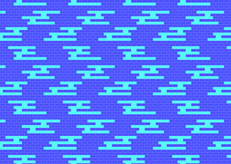 和をイメージしたドット柄 タイル 背景