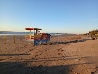 lifeguard hut on the beach