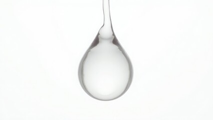 drop of water on white background, water drop on white, drop of water, crystal ball on white background, glass sphere on white background, A single translucent crystal clear water droplet preference 