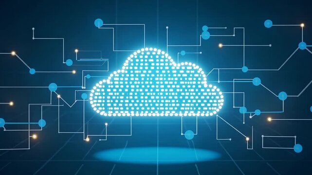 Comprehensive cloud platform suite delivering high performance computing secure storage and seamless integration of diverse digital services for enterprise agility. in  Photo Stock  Concept  and empty