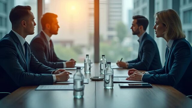 Exploring Refined International Diplomacy: Multilateral Negotiations and Treaty Dialogues for Global Cooperation - Photo Stock Concept with Left-Side Empty Space