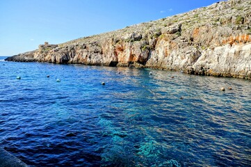 マルタ島ブルーグロットの風景
