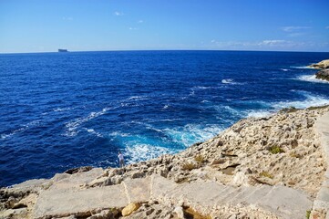 マルタ島ブルーグロットの風景