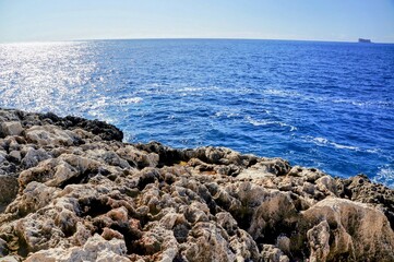 マルタ島ブルーグロットの風景