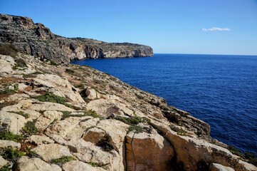 マルタ島ブルーグロットの風景