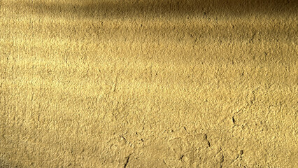 Gold wall, textured gold wall with light hitting it, yellow wall banner, banner 