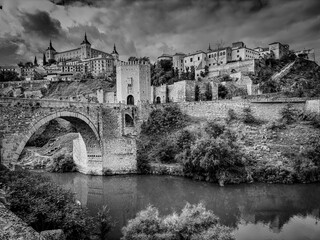the old castle Toledo Spain