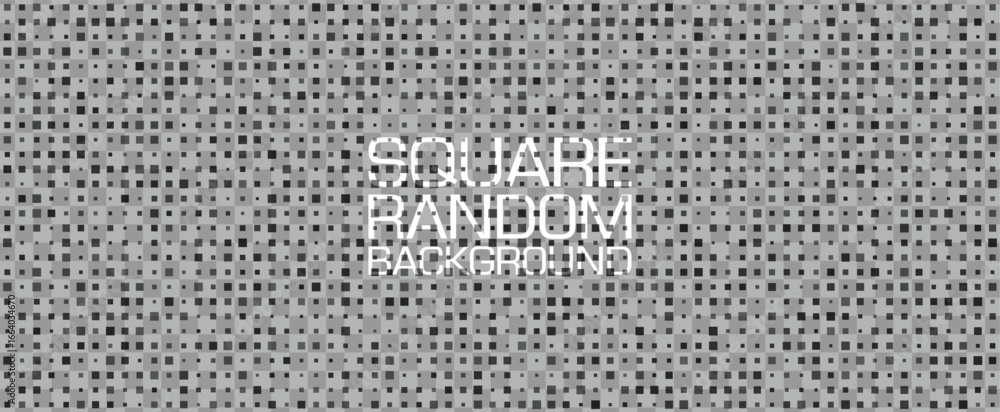 Poster abstract random square pattern background. vector geometric texture