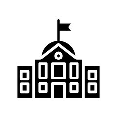 School building icon
